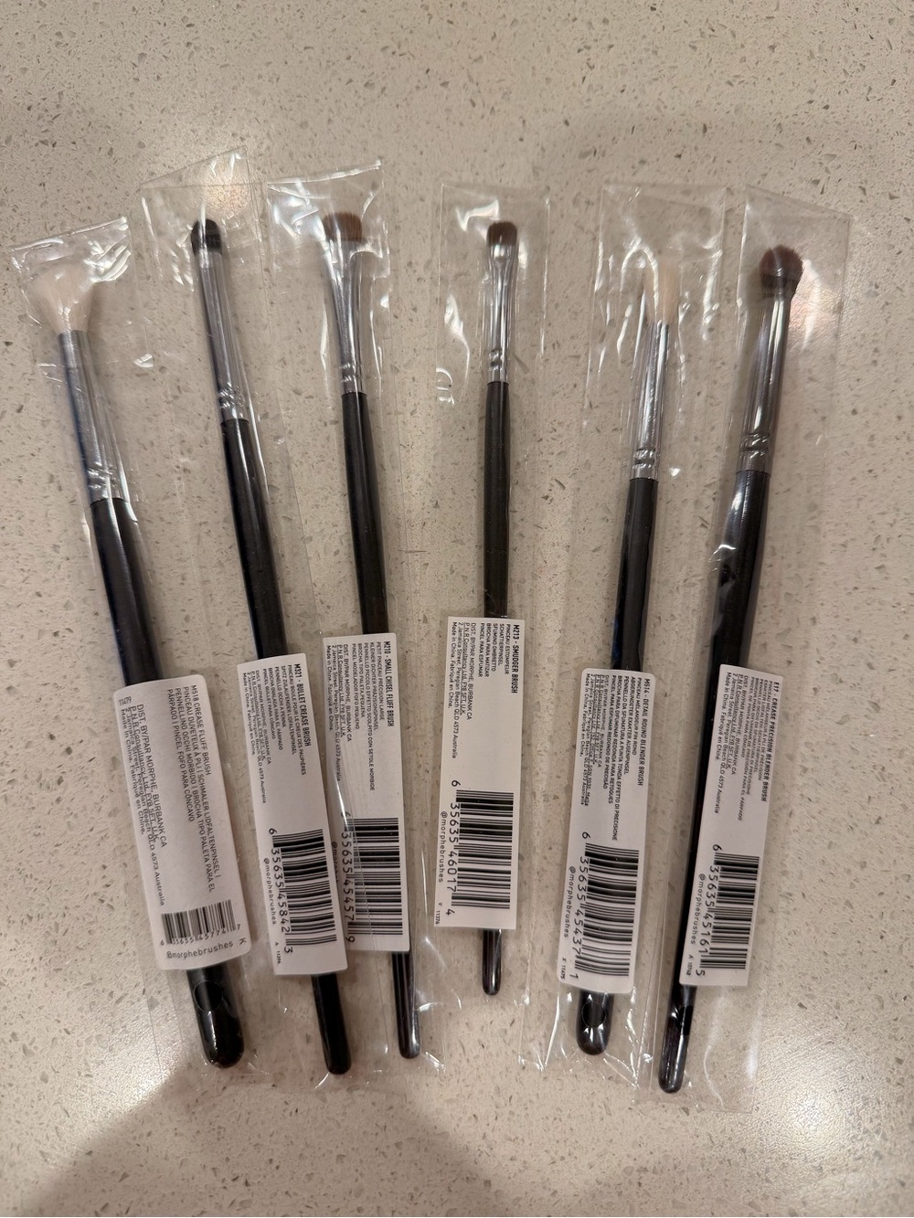 Morphe Eye Makeup Brush Set - 6 Pack